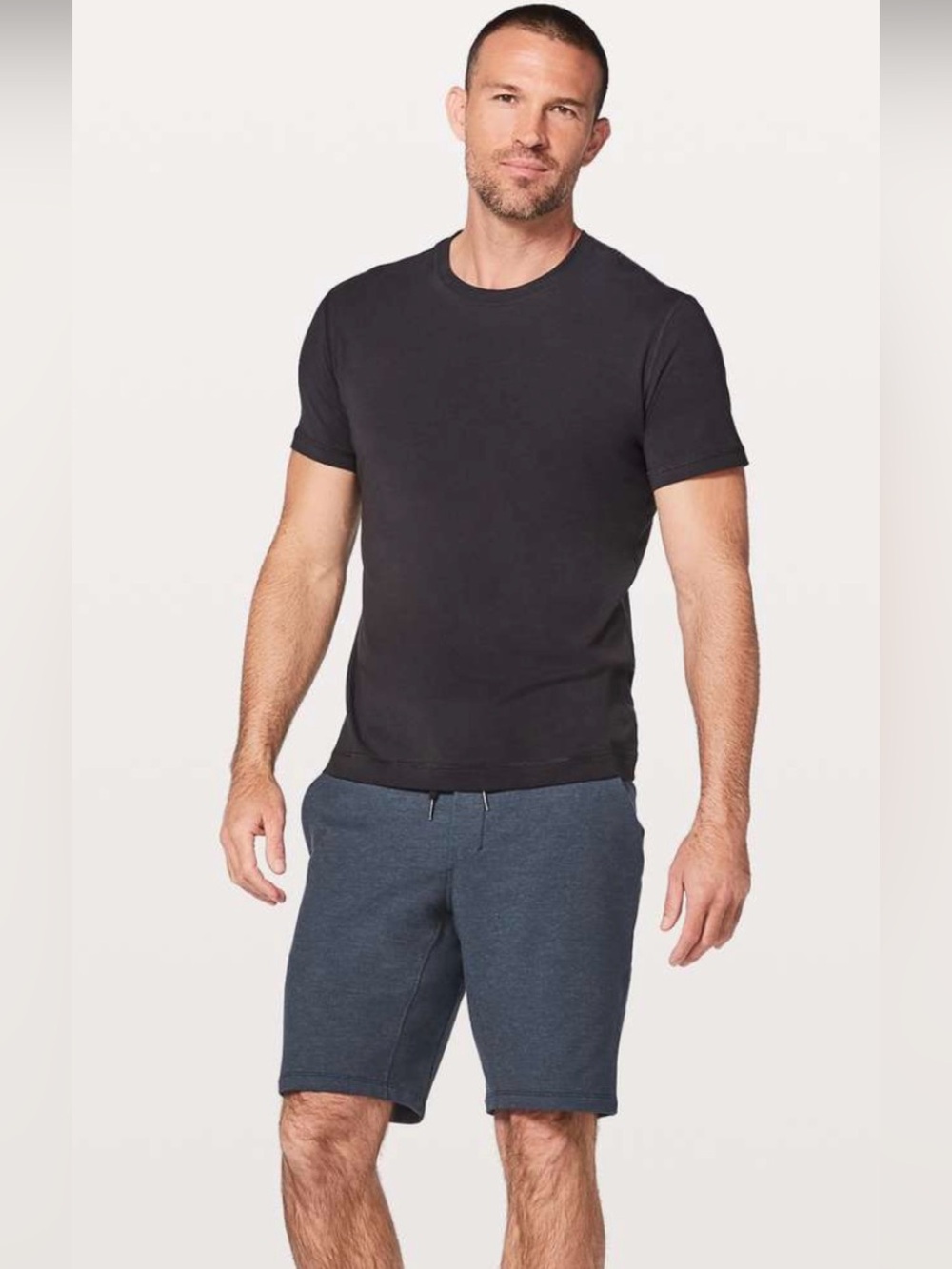 Lululemon City Sweat Short *9" Heathered True Navy Men's XL